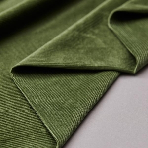 Fløyel, Khaki, Organic Kora Corduroy