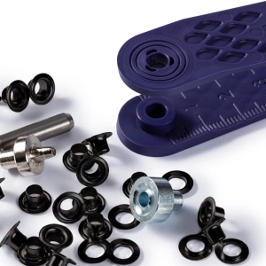 Snøreringer Sort Diameter 4mm