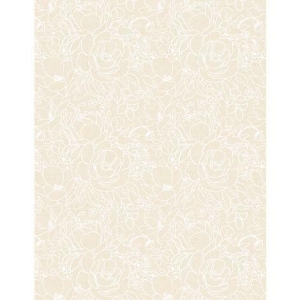 Floral Outlines Cream