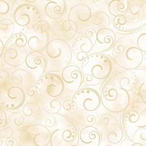 Bredt stoff, Swirling Spledor Krem