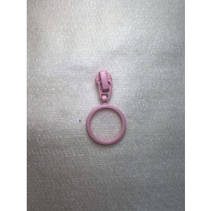Glidere Lys Rosa med ring 4mm