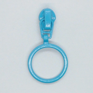 Glidere Turkis med ring 4mm