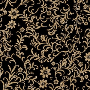 Holiday Vines Black