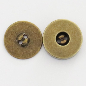 Magnet knapp 2 hull, bronde