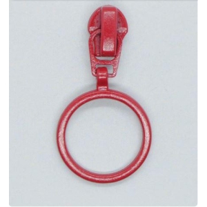 Glidere rød med ring 4mm