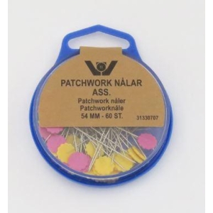 Patchworknåler 54mm (60 stk)