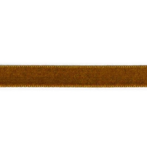 Fløyelsebånd brun 13mm