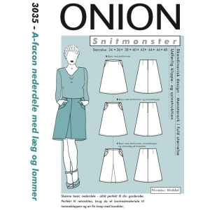 Onion 3035, A fasong skjørt med legg og lommer