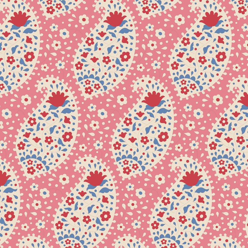 Tilda Jubilee, Teardrop Pink , bit 80 cm