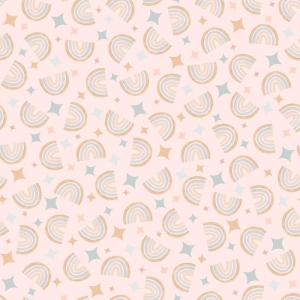 Honey Bunny pink rainbow