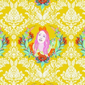 2 rader Alice , gul