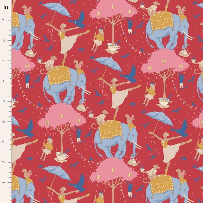 Tilda Jubilee, Circus Life Red, bit 50cm