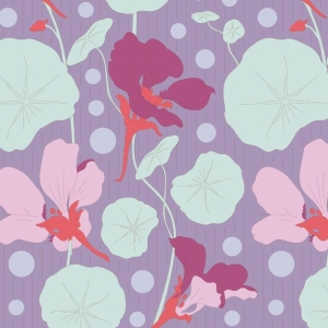 Tilda G. Nasturtium Lavender, bit 50 cm