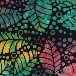 Bali Cane Leaf Black/Multi, bit 50 cm