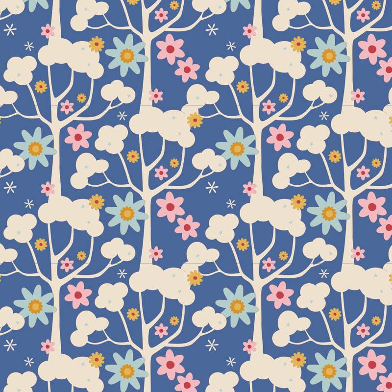 Tilda Jubilee, Wildgarden Blue, bit 85 cm