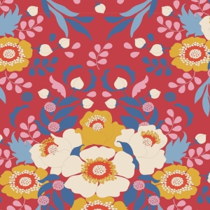 Tilda Jubilee, Anemone Red, bit 50 cm