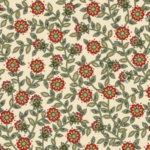 Samsara, Floral Trail Cream, bit 85 cm.